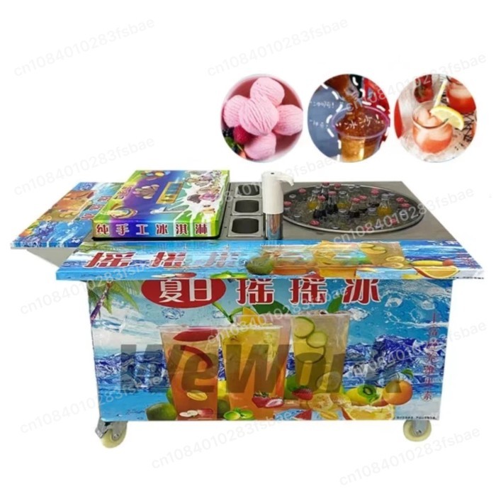 Shake Ice Machine Stainless Steel Smoothie Frozen Drink Maker Commercial Slushy Machine