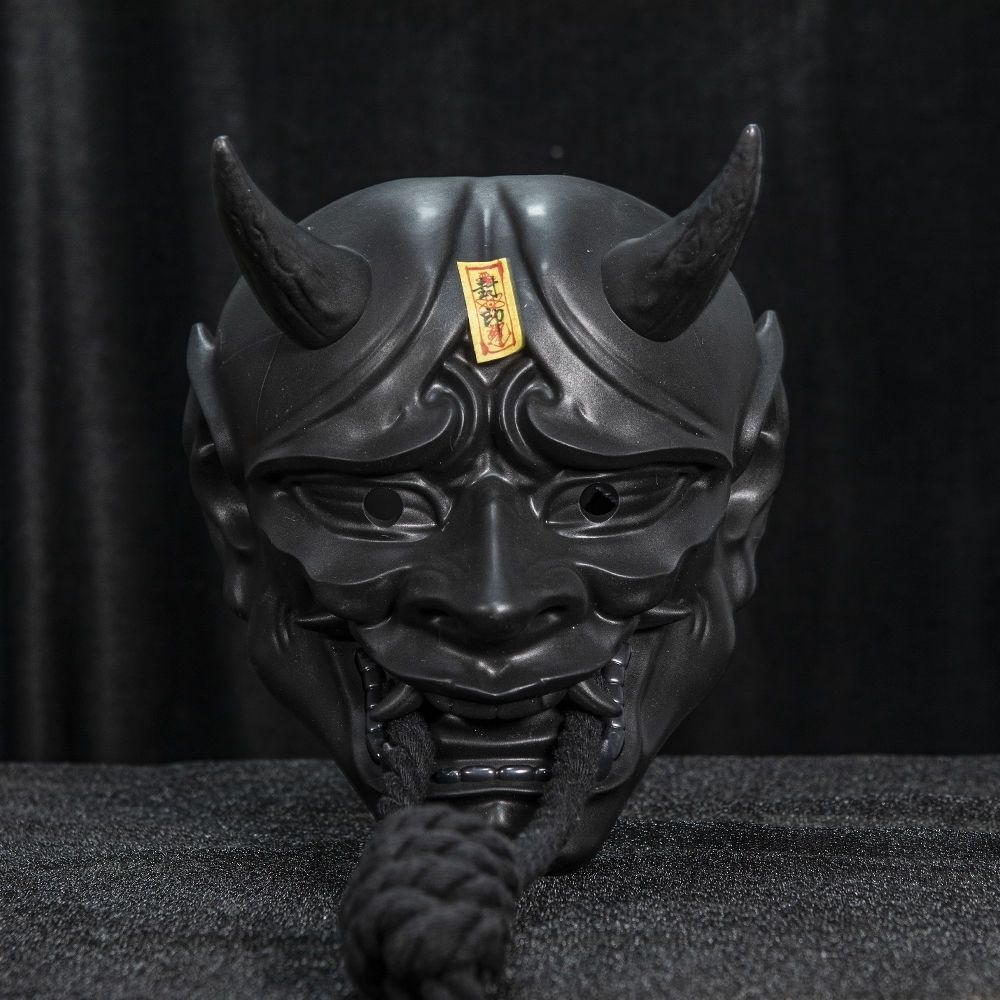 ญี่ปุ่นอะนิเมะเรซิ่น Prajna หน้ากาก Cos เทศกาล Ghost Face ชุด Anti-fall Lake ตกแต่งเครื่องประดับ Pro