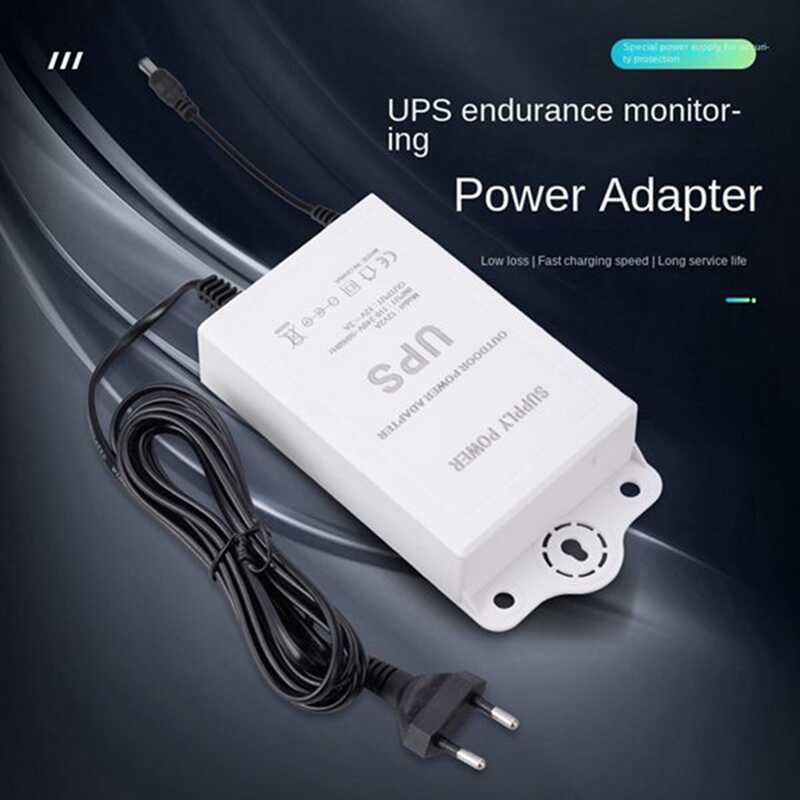 C 12V-2A Uninterruptible Power Ply For Wifi, Modem, Router, Security Camera Mini UPS Battery Backup