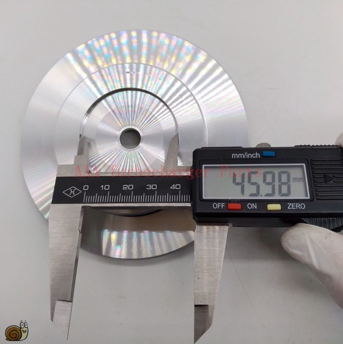 Turbo K-03/K03 แผ่นหลังเหมาะสําหรับ KKK 45 มม. ล้อคอมเพรสเซอร์ AAA Turbocharger Parts