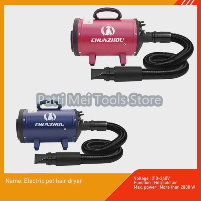 Electric Pet Hair Dryer Compressor Dog Hair Dryer Pet Dog Cat Grooming Blower Warm Wind Dryer Hair