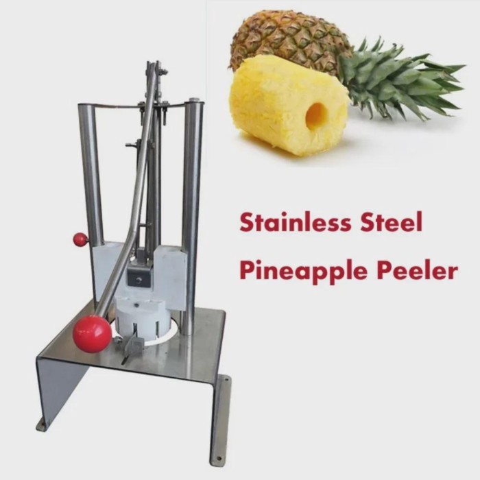 Manual Pineapple Peeling and Coring Machine Stainless steel Pineapple Corers Pineapple Peeler