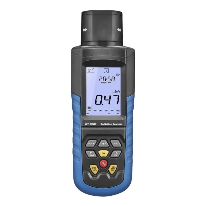 DT-9501 High Precision Alpha Beta Gamma X-Ray Radiation Detector Nuclear Radiation Tester