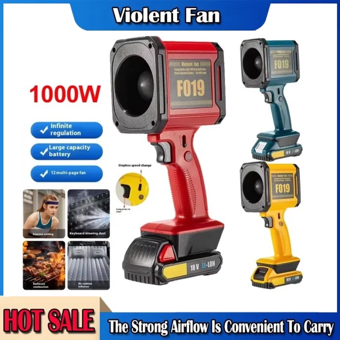 Turbo Fan Turbine Jet Blower Adjustable Wind Speed Electric Air Duster Strong Power Powerful Air Bl