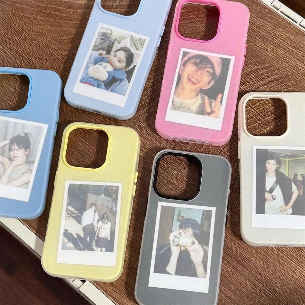 GOOD ฟรอสต์แมทท์ 2-in-1 สีแคนดี้ เข้ากันได้สำหรับ เคสไอโฟน11 เคส iphone 17 16 Pro Max XR 12 13 14 15 สีชมพูสวยงาม#080