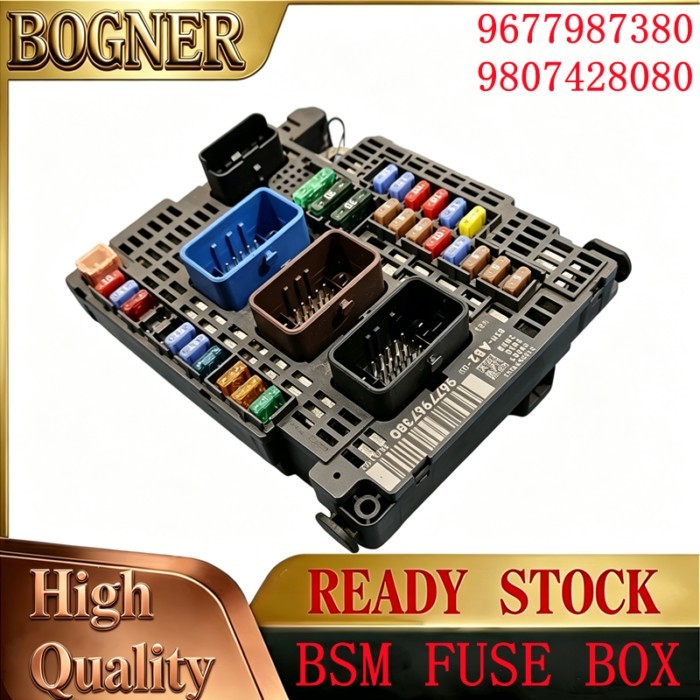 Bogner Used Genuine Under Bonnet Fuse Box Controller BSM AB2 9677987380 9807428080 For Citroen C4 I