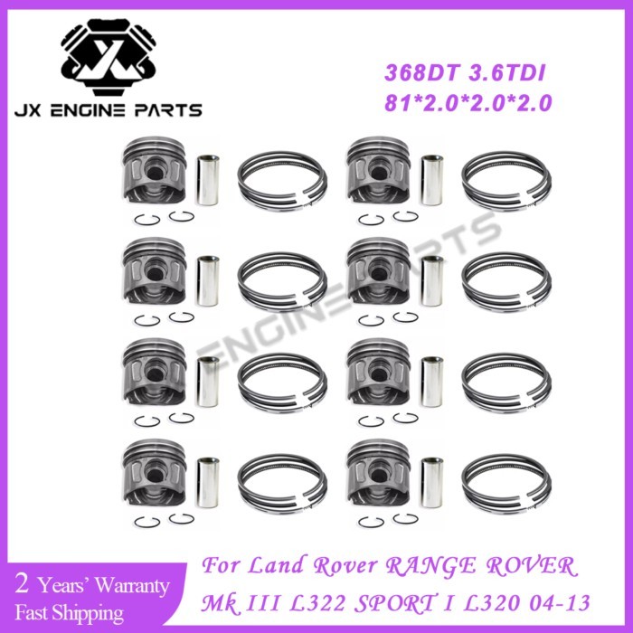 368DT Engine STD 0.5 Piston Ring Set For Land Rover 3.6 L RANGE ROVER Mk III SPORT I L320 L322 3.6T