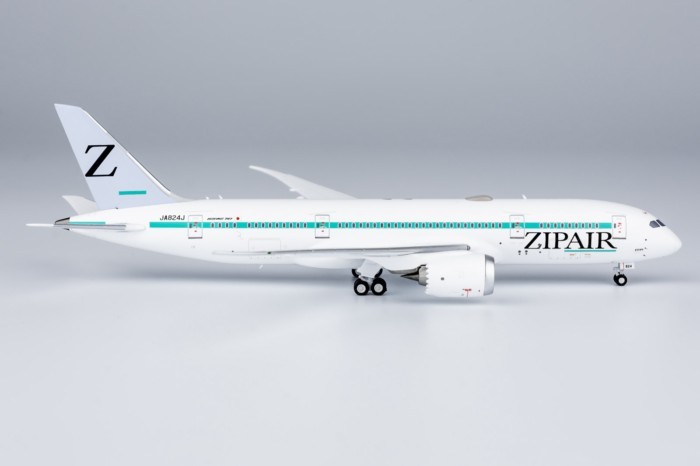 พร้อมสต็อก NG ยี่ห้อ 1: 400 All Nippon Air ZIPAIR B787-8 JA824J JA825J โมเดลโลหะผสม โมเดลรถ Limited 