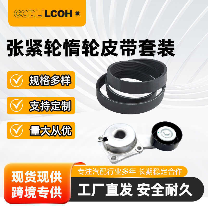 6PK2605, 1C2Z8620FA, 2C2Z8620JA ล้อกระชับ Idler ชุดเข็มขัดเหมาะสําหรับ Ford