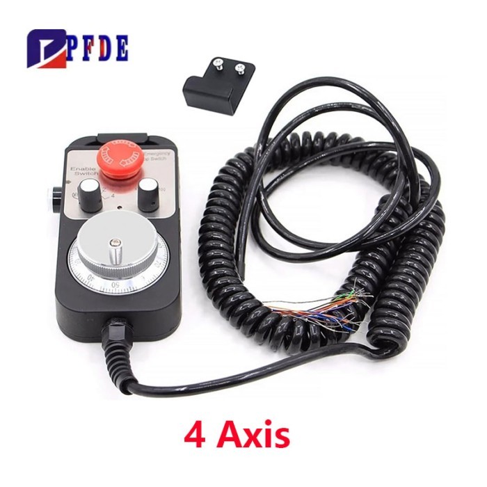 Pulse Generator Support CNC System 5-24V 10KHZ 4 Axis 6 Axis Electronic Handwheel Pendant Pulse Wit