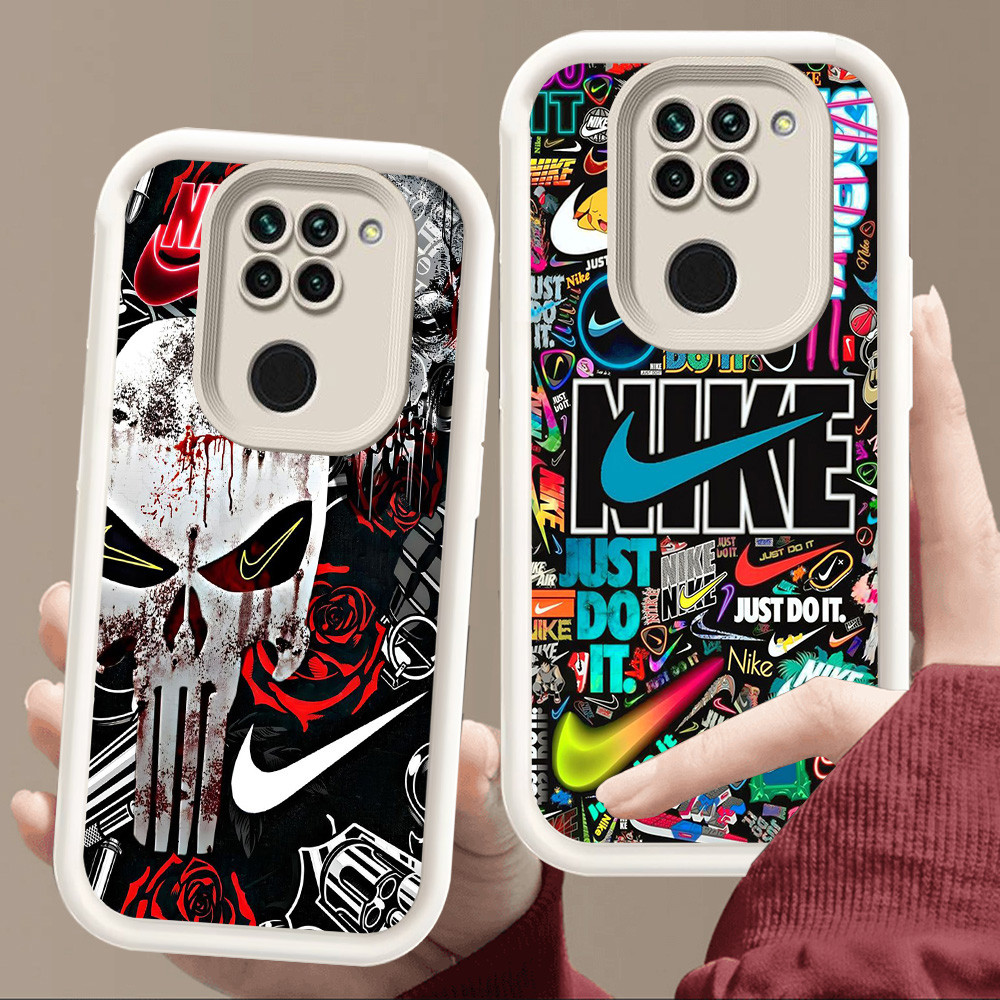 เคสสําหรับ Xiaomi Redmi Note 9S 8 9 Pro Max Soft White E91 Super Fashion Design