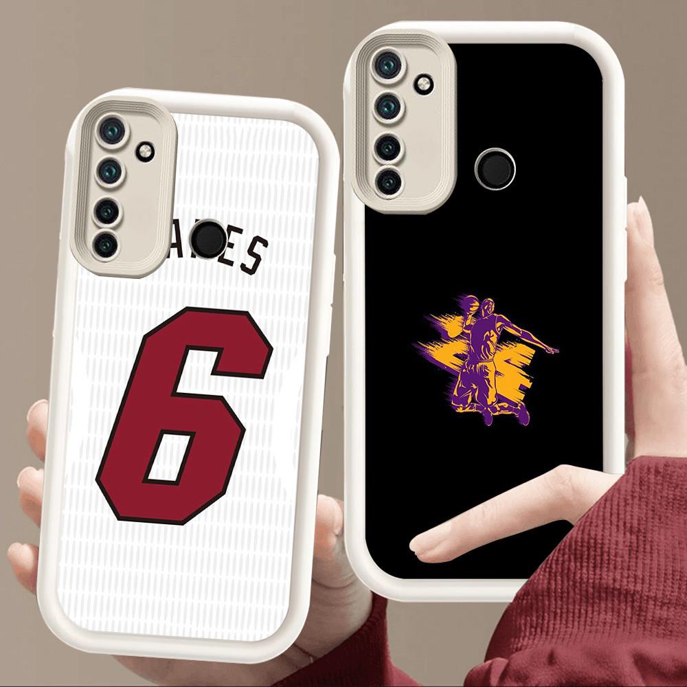 สําหรับRealme Narzo 14T C71 14X 5s C75 14 6i 5i C2 C17 C73 10A C2s 20A 9i 7i 10 5GสีขาวE57 บาสเกตบอล