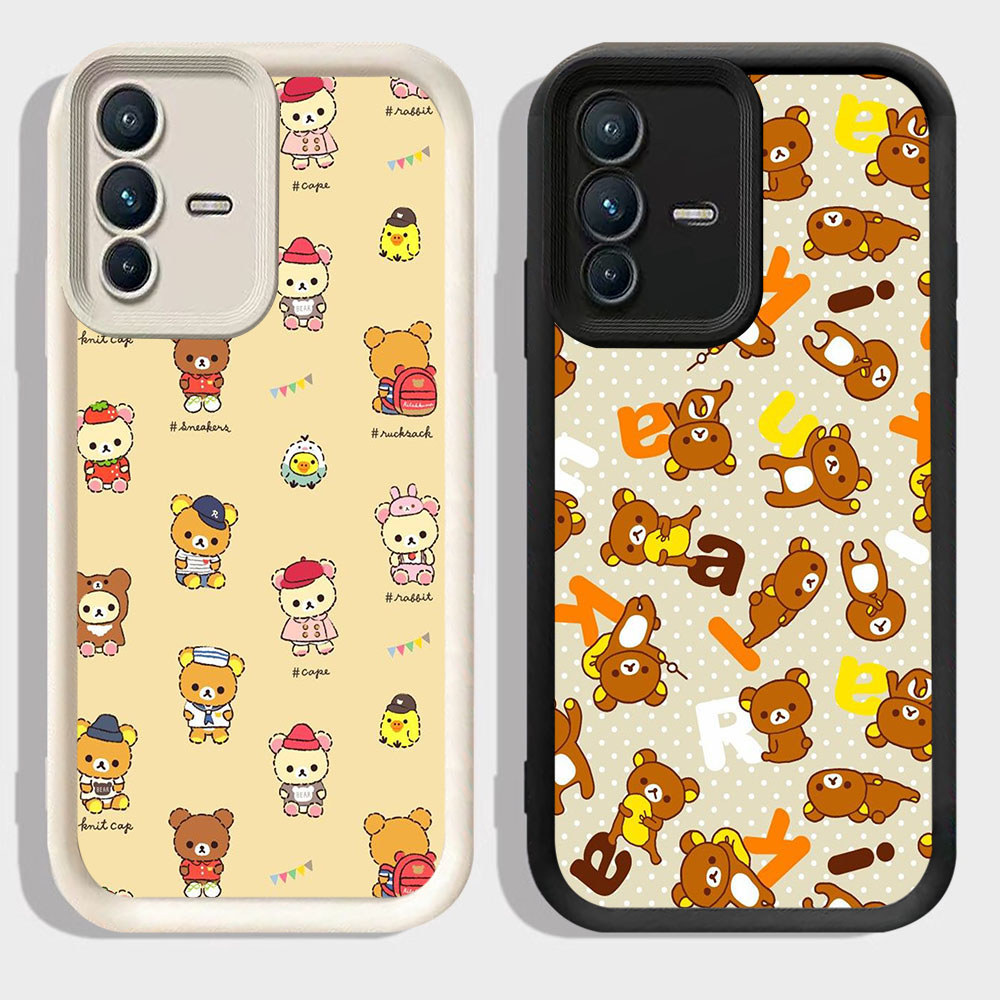 เคสป้องกันสําหรับ VIVO V50 V23 Y200 Y75 V23E Lite 5G กรณี NR26 Rilakkuma