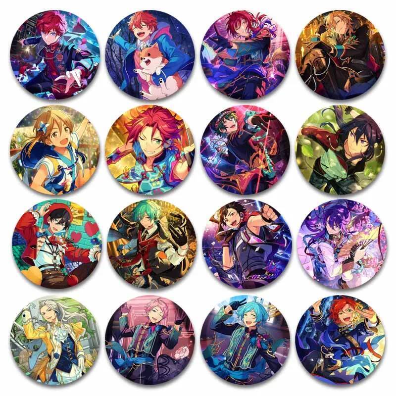 การ์ตูน Ensemble ดาวเคลือบ Pin Sena Izumi Hajime Shino Otogaari อิเหนา Badge เข็มกลัดที่กําหนดเองสํา