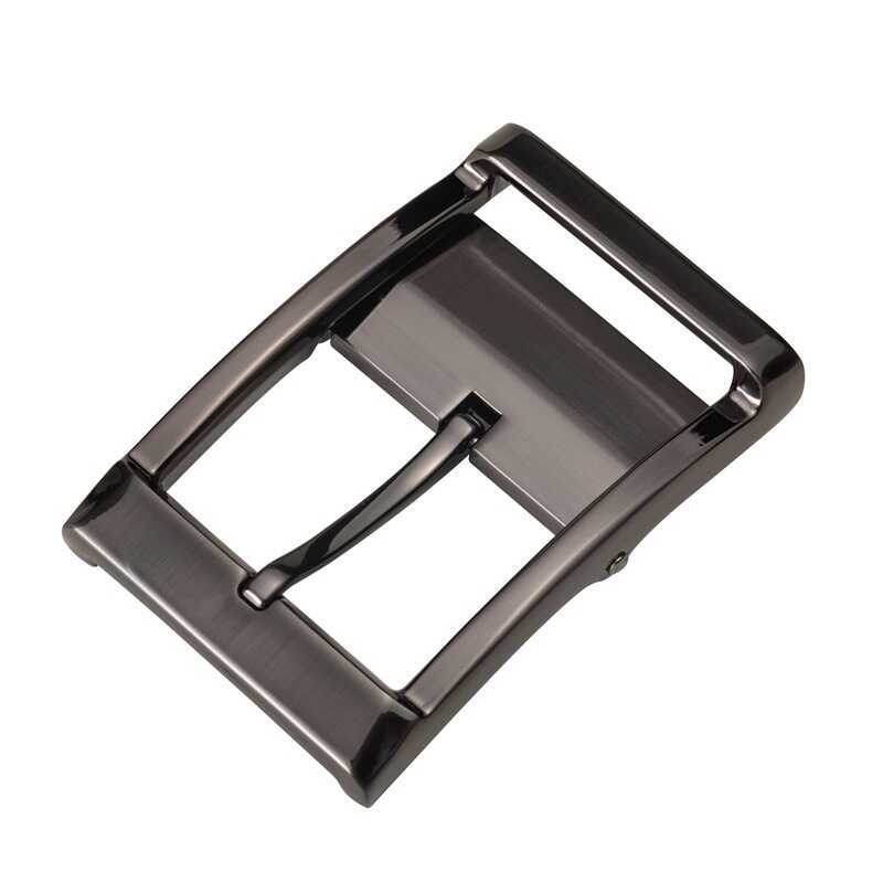 Casual Mens Pin Buckle Belt Buckle Japanese-Shaped Pin Buckle 4.0 Belt Head Zinc Alloy Pants Belt Bu