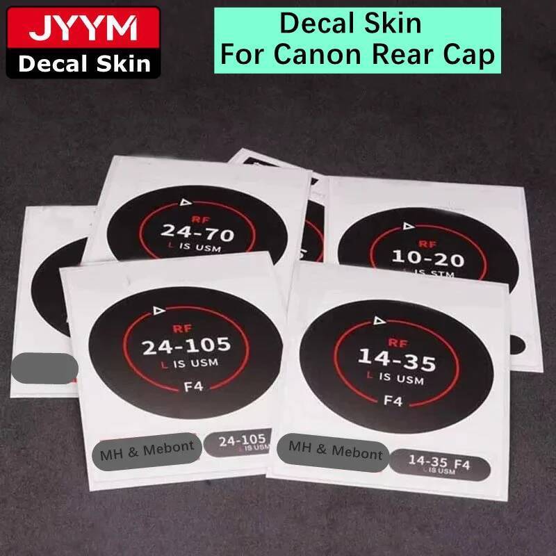 สําหรับ แคนนอน ฝาครอบเลนส์ด้านหลังสติกเกอร์ไวนิลห่อฟิล์มรูปลอกผิว RF 24-70 70-200 28-70 24-105 50 85