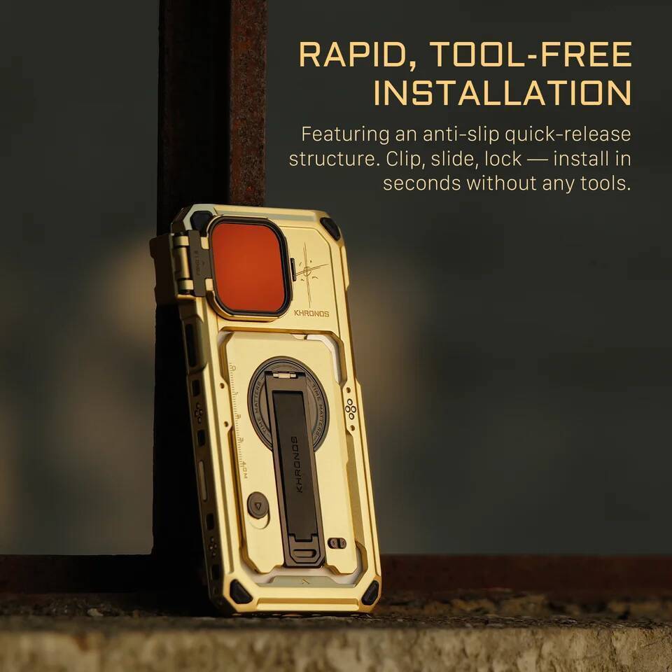 TILTA Khronos x On the Roam Cage kit for iPhone 16 Pro/Pro max Kit iPhone with Magnetic Card Case-Go