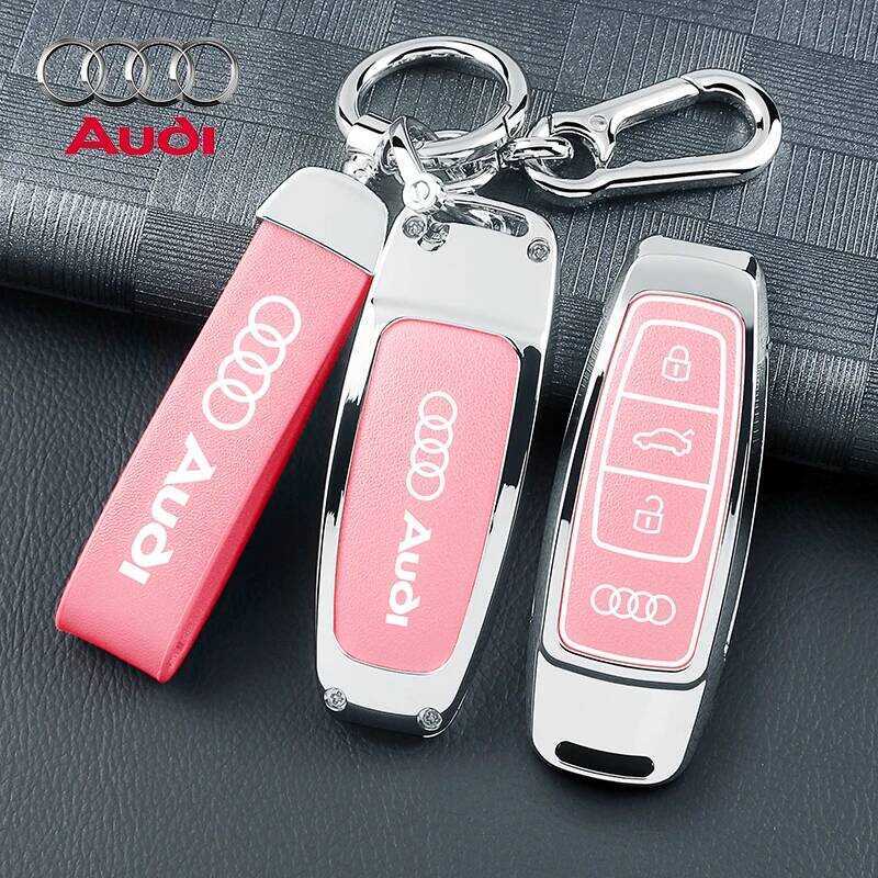 ▥   เคสโลหะผสมสังกะสีสำหรับ Audi Q8 Rsq8 A6 S6 Rs6 A7 S7 Rs7 A8 A7l RS E-Tron GT Q4 Q5 E-Tron Q6 Q7 