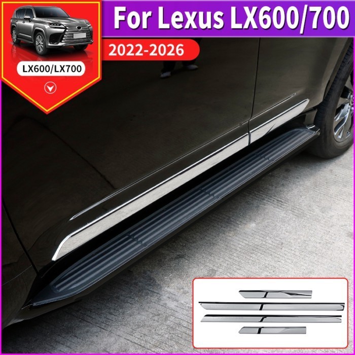 For Toyota Lexus 2022-2026 LX600 LX700 600 700 Car Body Trim Strip Exterior Accessories Protection