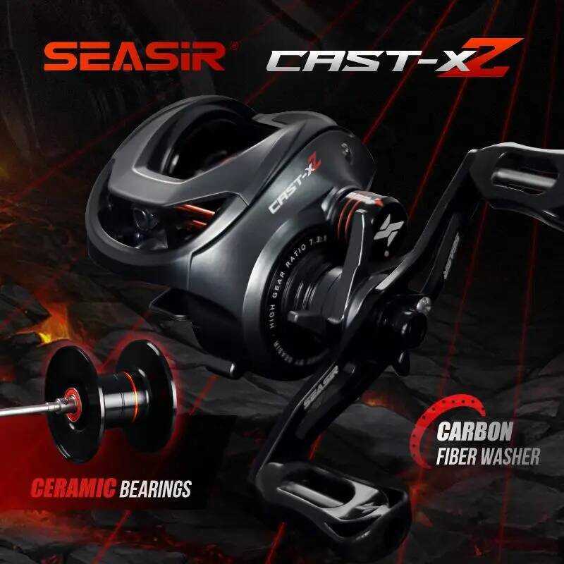 F13 SEASIR CAST X2 Castxz Cast Xรอกเบทคาสติ้ง SEASIR รุ่น X2, แบริ่งเซรามิกไฮบริด, เครื่องซักผ้าคาร