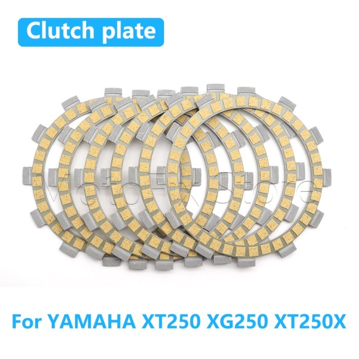 Motorcycle Accessories Clutch Plate Friction Disc Kit For Yamaha XG XT 250 XG250 XT250 XT250X Serow