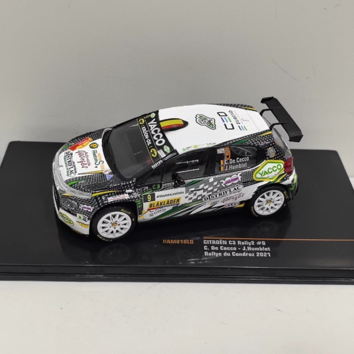 IXO 1/43 CITROEN C3 #9 2021 Citroen Racing Car Model Alloy จัดส่งฟรี SF 2e