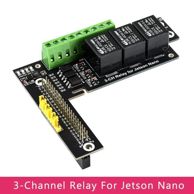 ใหม่ 3 ช่องรีเลย์ขยายสําหรับ NVIDIA Jetson Nano B01/2GB Optocoupler การแยก GPIO Header สําหรับ Jetso