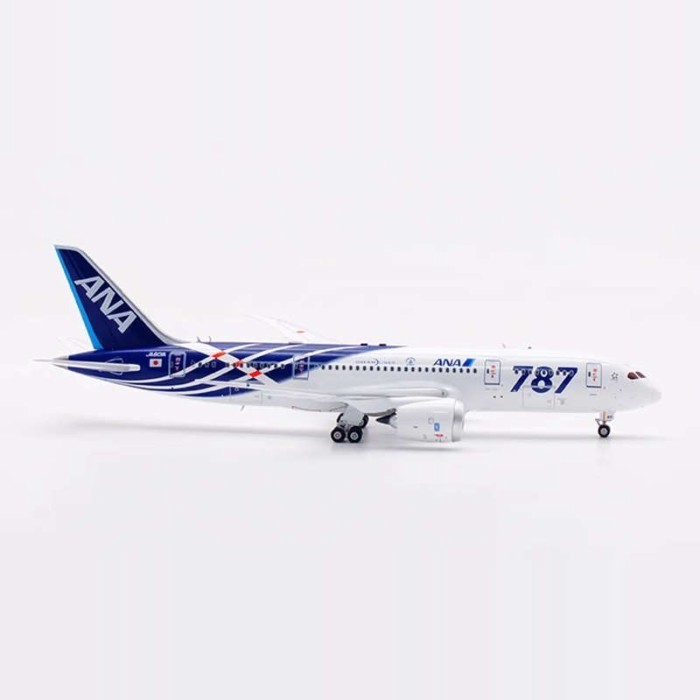 พร้อมสต็อก AV ยี่ห้อ 1: 400 All Nippon Air B78-8 JA801A โมเดลเครื่องบินโลหะผสม ANA Out of Print Car 