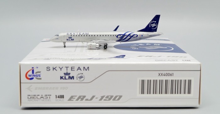 พร้อมสต็อก JC Wings 1: 400 Dutch Airlines United Alliance ERJ190 PH-EZX Alloy Model Out of Print Car
