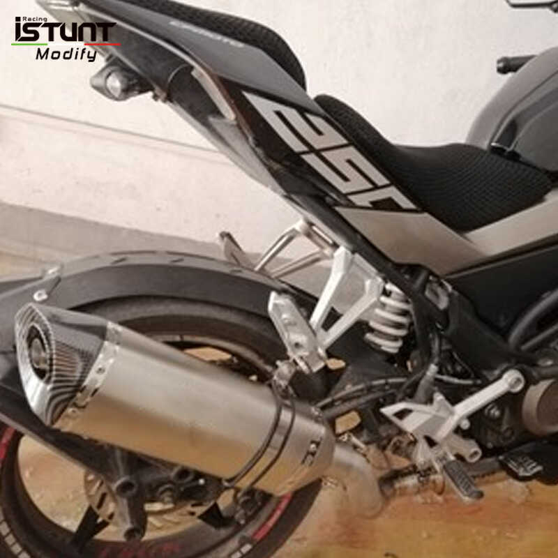 สำหรับ CFMOTO Nk250 Nk250sr 300Nk Nk300 300Ss Nk300sr ท่อไอเสียรถจักรยานยนต์แบบดัดแปลง พร้อมระบบลดแ