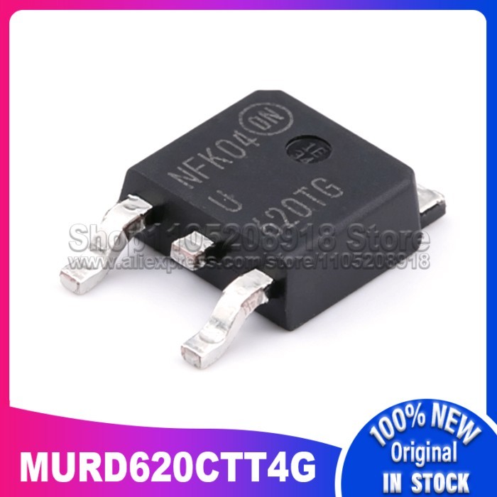 50PCS/LOT MURD620CTT4G TO-252 U 620T 620TG MURD620CTG MURD620 U620T U620TG 100% New Spot stock