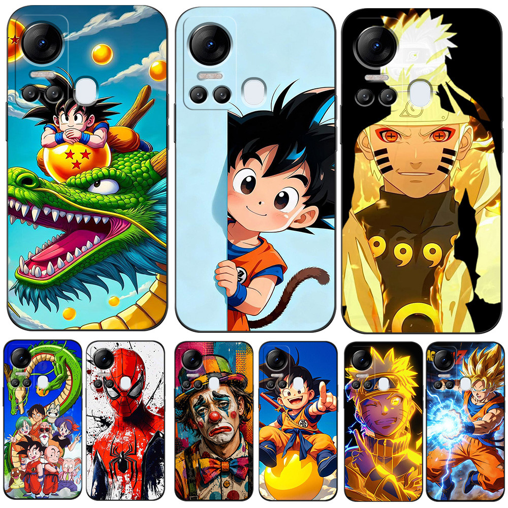 เคสสําหรับ ITEL VISION 5 S18 Silicon Phone Back Cover เคส tpu สีดํา god F1 dollar racing อะนิเมะการ์