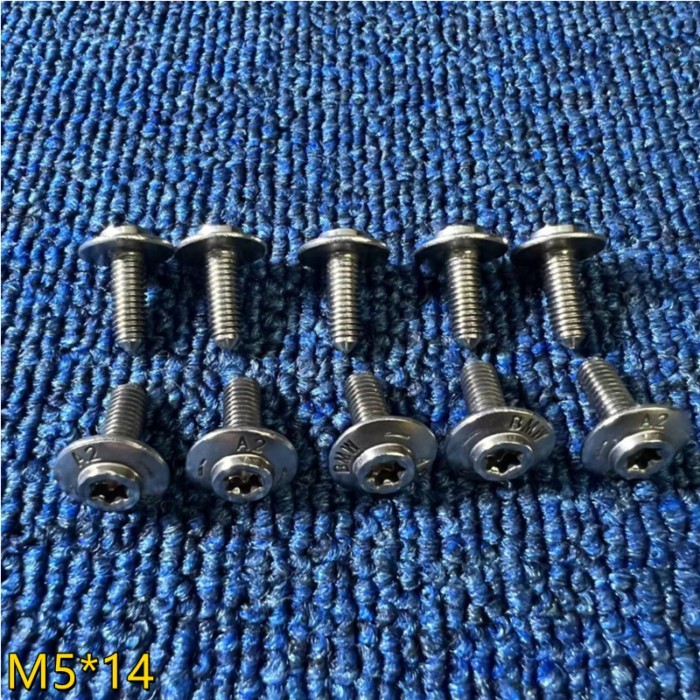 For BMW R1200GS R1250GS F850GS ADV R1200RT R1250RT R NINE T K1600GTL K1600B S1000RR M5*14 Motorcycl