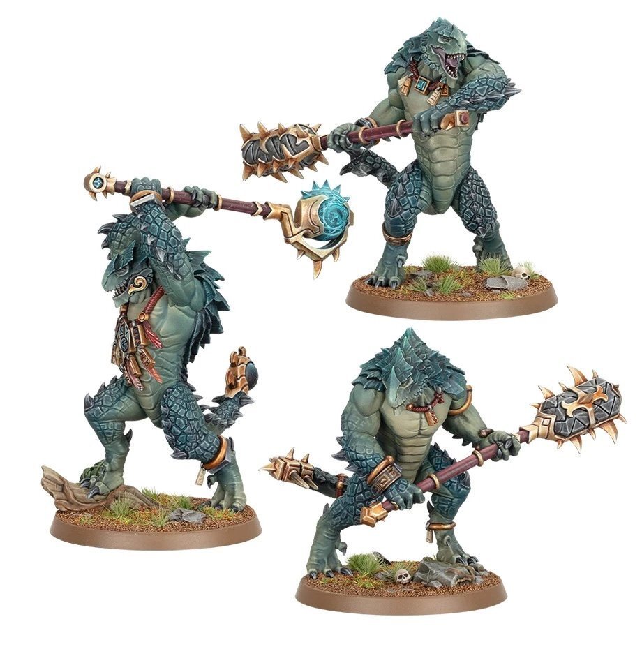 [โมเดลวาแฮมเมอร์] F381 Lizard Man Super Lizard Resin Model