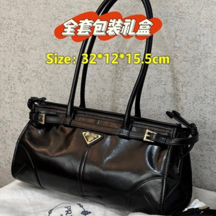 สินค้าขายดี❤ High-End Feeling Ps สไตล์ใหม่ slft Lux ยาว Boston Oil Wax หนังไหล่เดียว Cross-Body หนัง