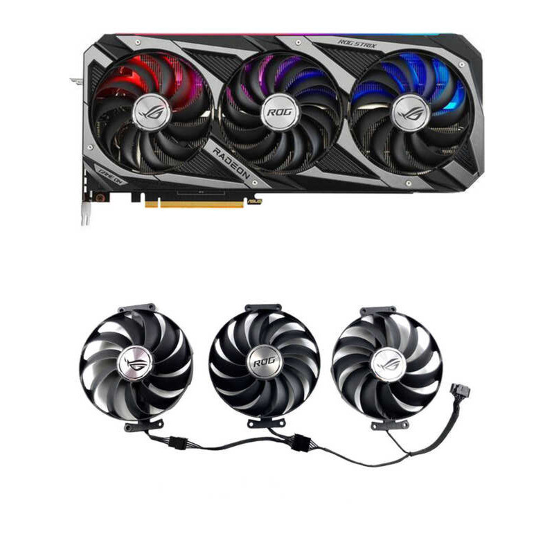พัดลมการ์ดกราฟิก ASUS/ASUS ROG STRIX RTX3070 3070ti 3080ti 3090