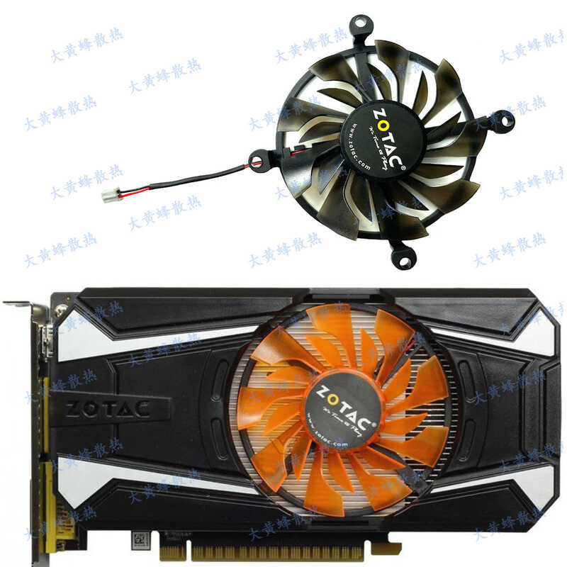 ใหม่ล่าสุด ZOTAC/ZOTAC GTX750 750ti Thunderbolt Plus Thunderbolt TSI PA รุ่นพัดลมระบายความร้อนการ์ดก