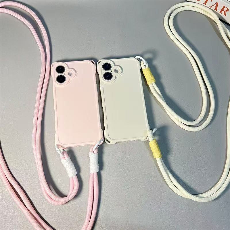 กันกระแทก Lanyard สําหรับ Vivo T1 T3 T3X T4 S1 Pro IQoo 7 Z6 Z9 Lite V17 Neo Crossbody คอสาย Soft TP