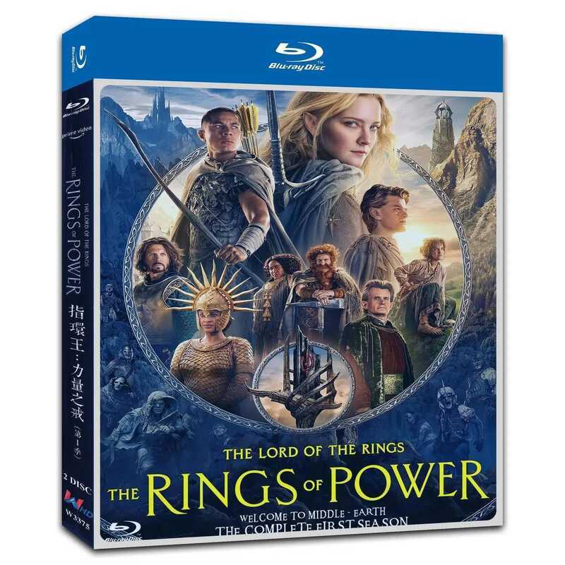 Lord the Rings: The Rings of Power Season 1, 2 แผ่น Blu-ray พร้อมคําบรรยายภาษาอังกฤษ/จีนและอังกฤษ