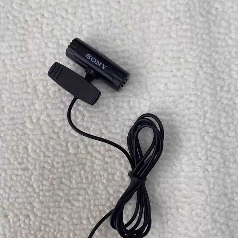 Sony Ordinary Microphone 3.5-Hole Mini Portable Lavalier Voice Recorder Microphone