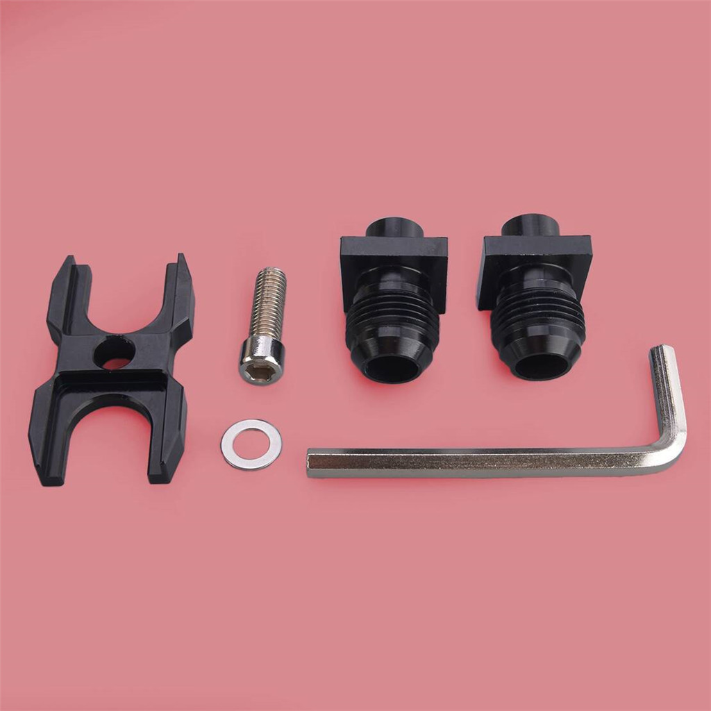 อลูมิเนียม AN10 รถน้ํามัน Cooler อะแดปเตอร์ Fitting Kit fit สําหรับ BMW E36 E46 Euro E82 E93 E90 E92