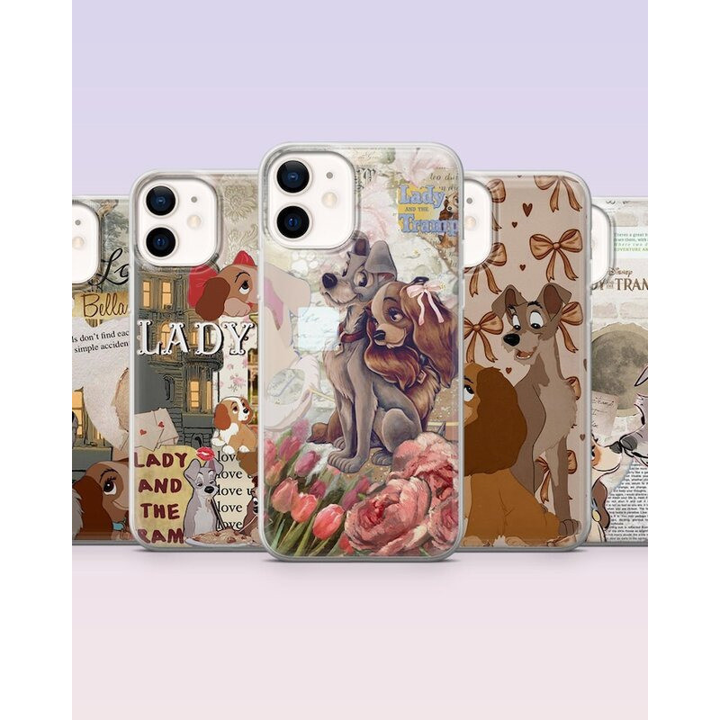 (สต๊อกสินค้าในพื้นที่) เคสโทรศัพท์ Vintage Lady And The Tramp กันกระแทก Anti Scratch Soft Tpu Case| 