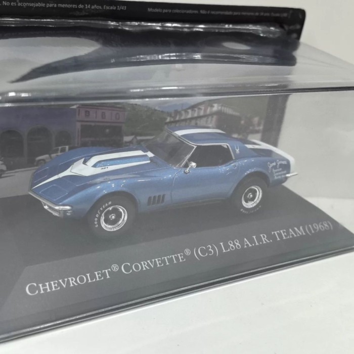 IXO 1/43 CHEVROLET CORVETTE C3 1968 CHEVROLET โมเดลรถโลหะผสม