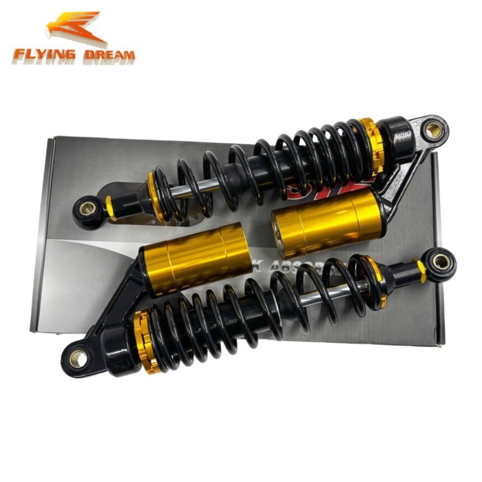 2pcs 12.99" 330mm Motorcycle Air Shock Absorbers Rear Nitrogen Suspension Universal Fit for HONDA S