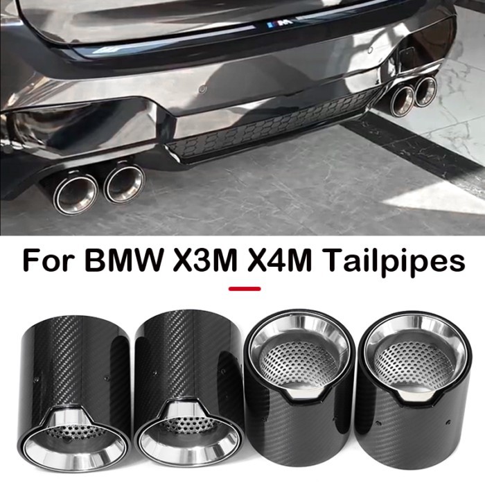 Exhaust Tailpipe For BMW X3M X4M F97 F98 Upgrade M Performance Exhaust Replacement Parts Muffler Ti