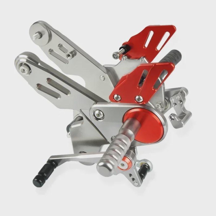 New New Aluminum Alloy Motorcycle Pedals Foot Pedal Raising Frame Brake Raising Bracket Suitable Fo