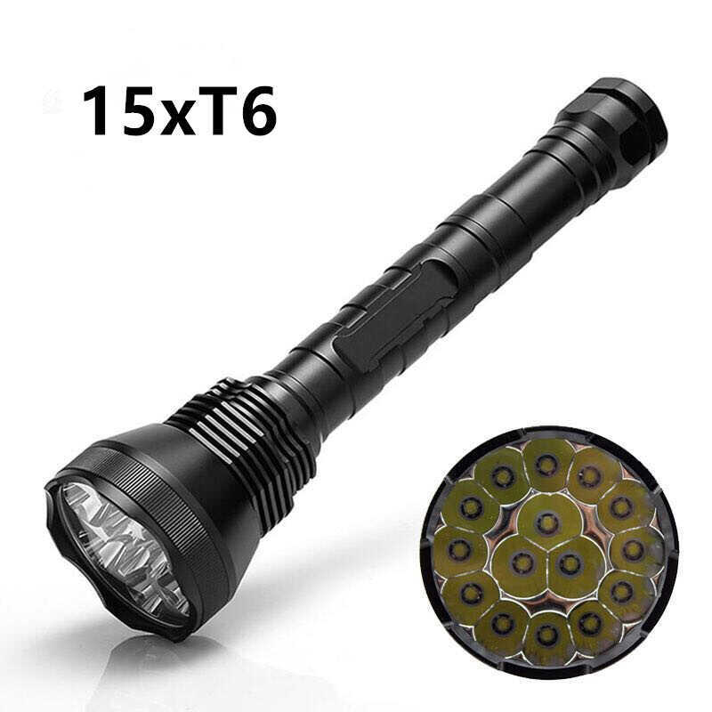 ไฟฉายกําลังสูง 9T612T615T616T618T621T624T628T6LED อลูมิเนียมแบบพกพา