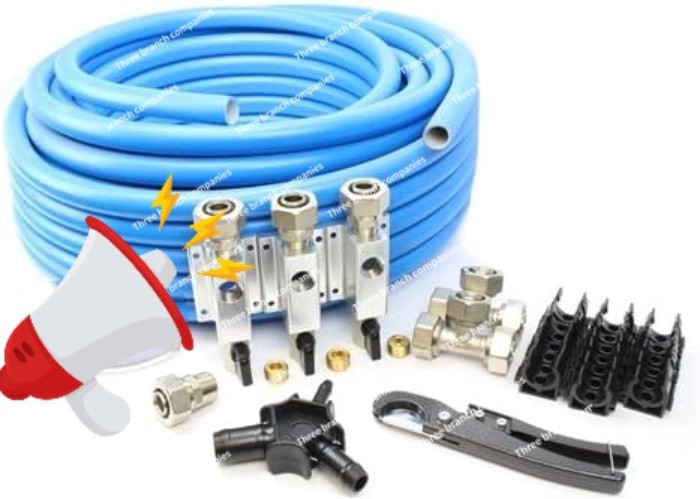 M7500 RapidAir MaxLine 3/4" Compressed Air Tubing Commercial / Shop Piping Kit