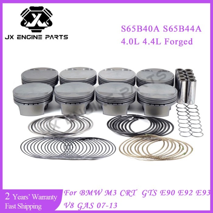 S65 B40 B44 Engine Forged Piston & Piston Ring Set For BMW 4.0 4.4 07-13 M3 CRT GTS E90 E92 E93 4.0