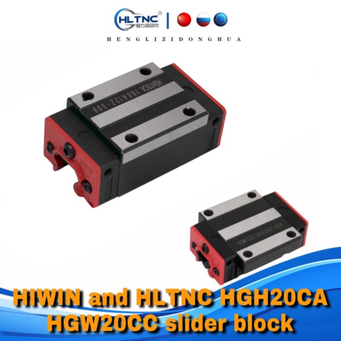 HIWIN and HLTNC HGH20CA HGW20CC Slider Block HGH20 CA HGW20 CA Match Use HGR20 Linear Guide for Lin